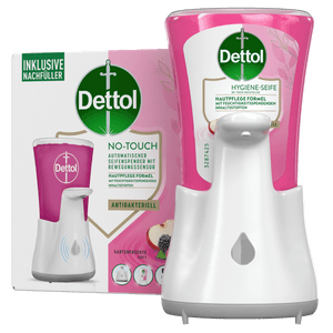 Dettol No-Touch Automatischer Seifenspender Starterset Gartenfrüchte Duft